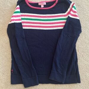 Girls Lilly Pulitzer Blue Sweater Size XL 12/14